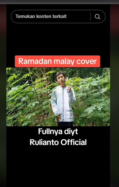 Berlatar Kebun Singkong, Video Cover Lagu Ramadan Ini Tembus 4,4 Juta Penonton di TikTok