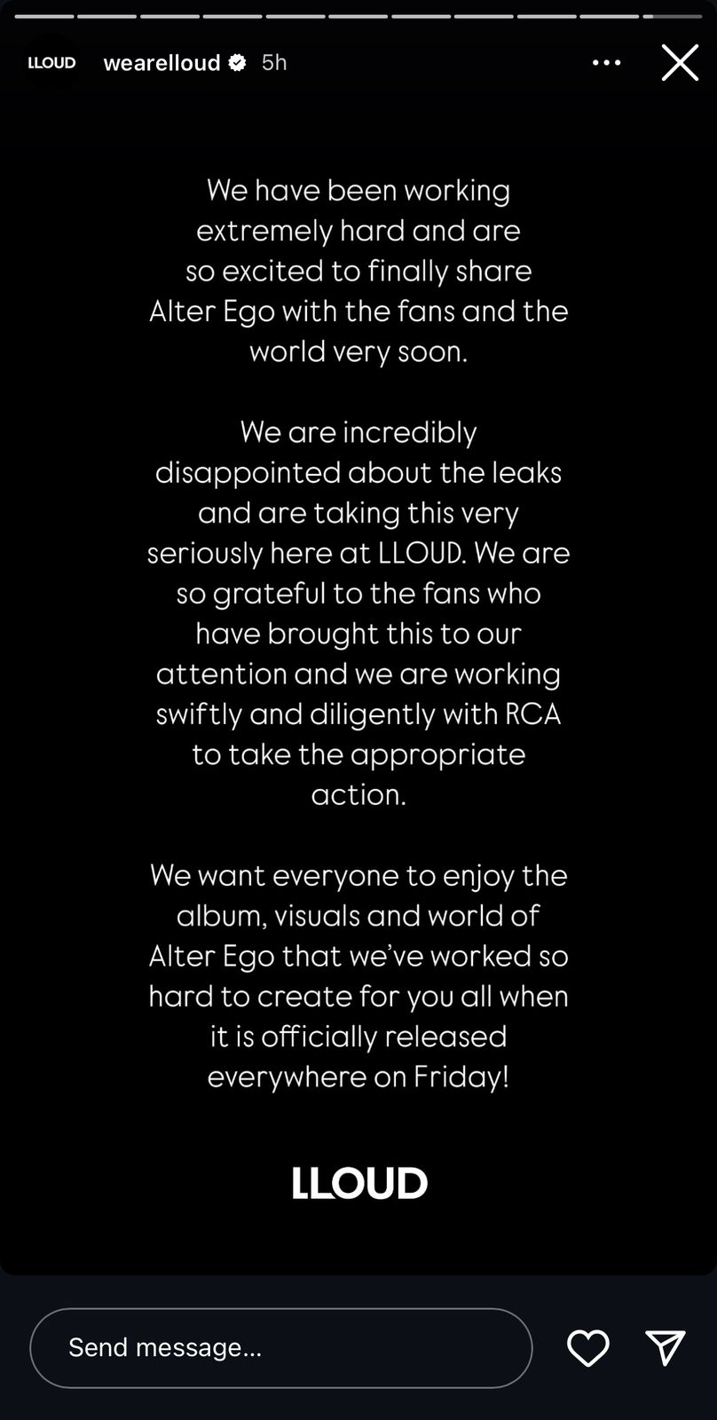 Album Lisa BLACKPINK Alter Ego Bocor, LLOUD: Kami Sangat Kecewa