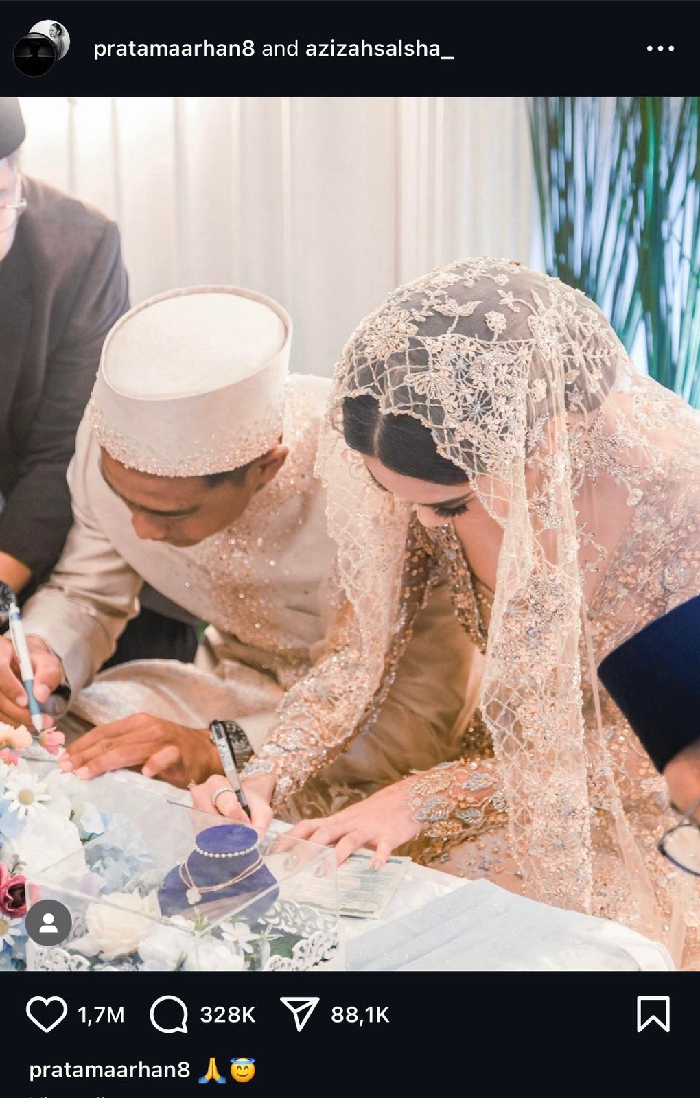 Pratama Arhan Unggah Foto Pernikahan di Tengah Isu Zize Selingkuh