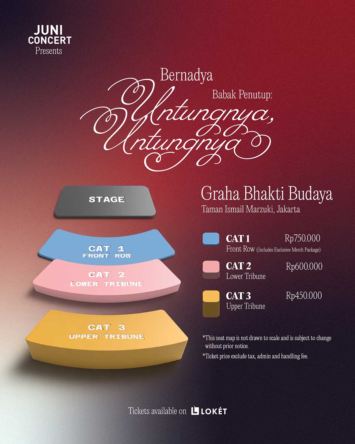 Tiket Konser Bernadya Babak Penutup: Untungnya, Untungnya Sudah Dijual