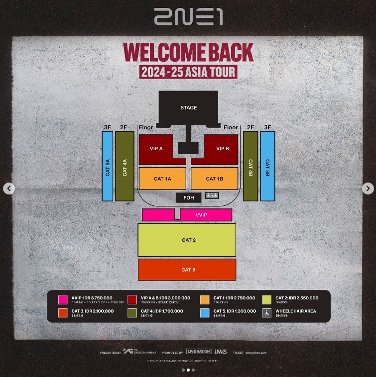 Segini Harga Tiket Konser Reuni 2NE1 di Jakarta, Bisa Dibeli Mulai 7 Oktober