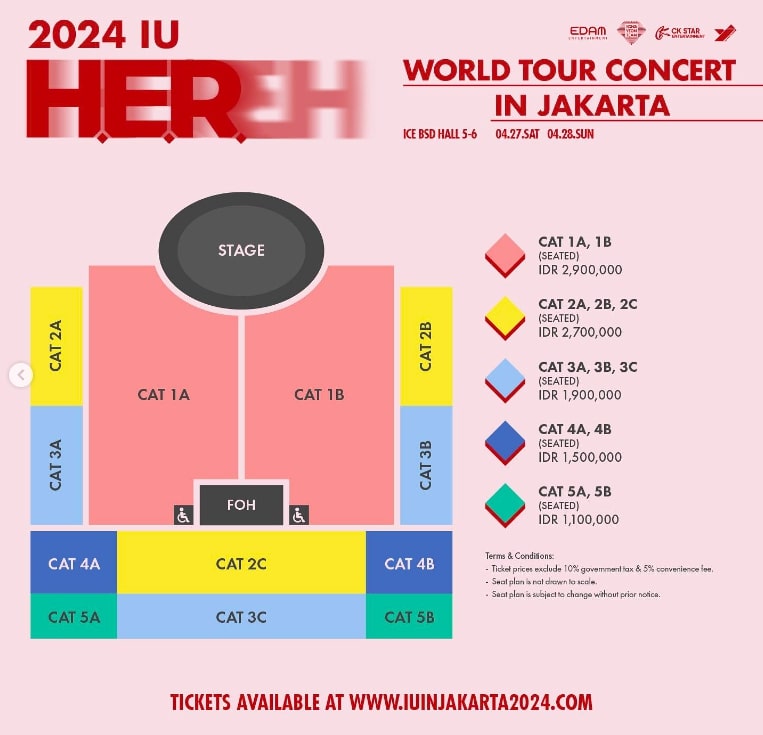 Ini Harga Tiket Konser IU di Jakarta yang Akan Digelar 2 Hari