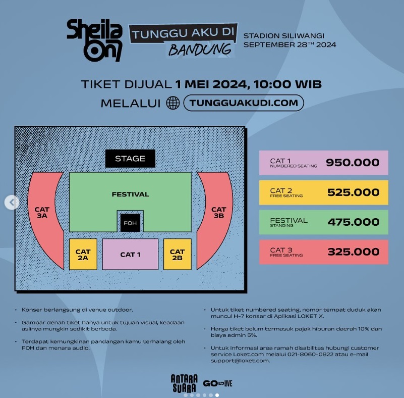 Resmi Diliris! Ini Daftar Harga Tiket Konser Sheila On 7 di 5 Kota
