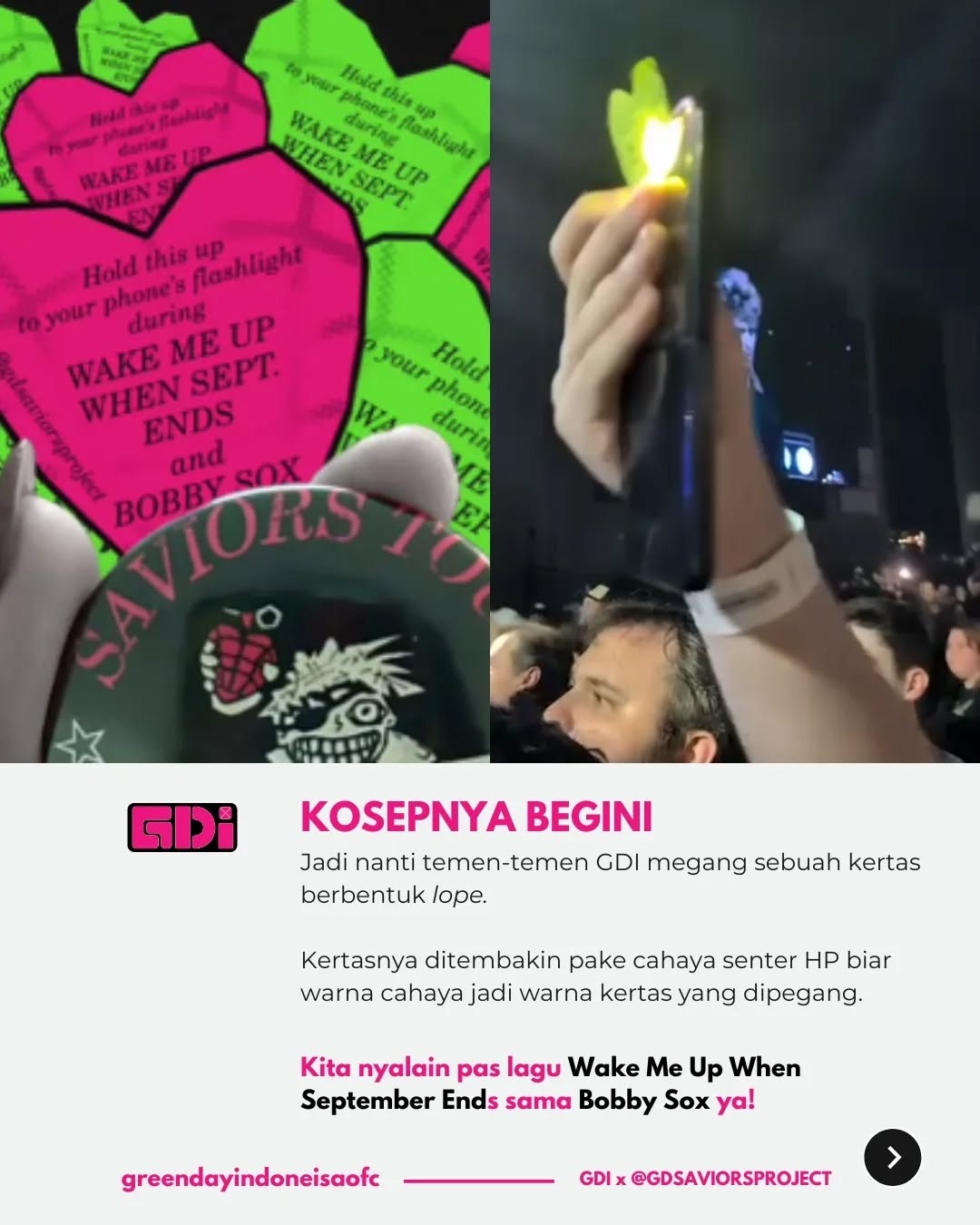 Penggemar Siapkan Saviors Project untuk Konser Green Day di Jakarta, Ciptakan Momen tak Terlupakan
