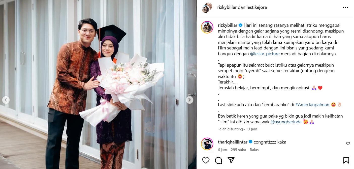 Jalani Wisuda saat Hamil Besar, Lesti Kejora Tuai Pujian Warganet