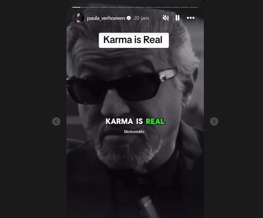 Paula Verhoeven Unggah Video tentang Karma, Sindir Baim Wong?