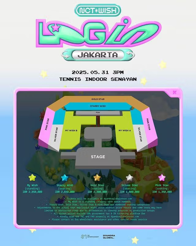 Harga Tiket Konser NCT WISH di Jakarta, Mulai Rp1 Jutaan