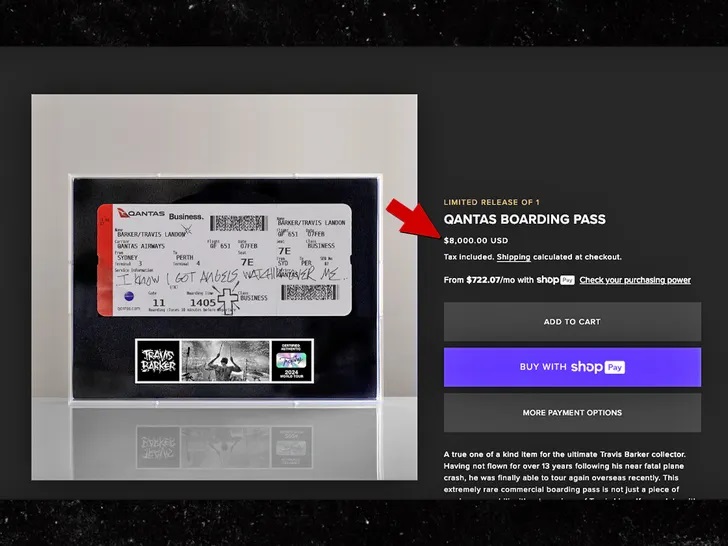 Tiket Pesawat Travis Barker Dilelang, Tanda Berhasil Atasi Trauma