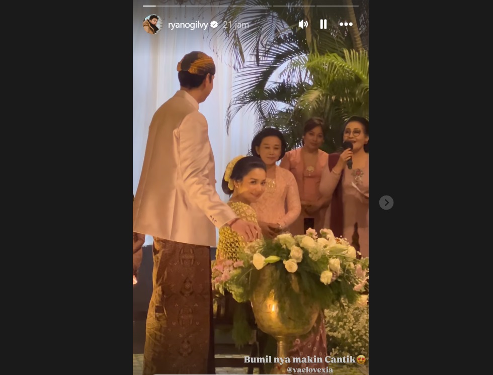 Hamil Anak Pertama, Velove Vexia Gelar Acara 7 Bulanan