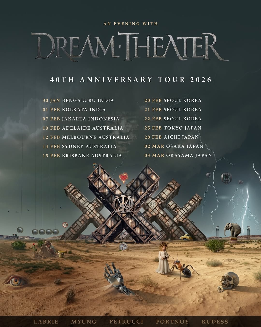 Profil Dream Theater, Band Legendaris yang Bakal Konser di Jakarta Awal 2026