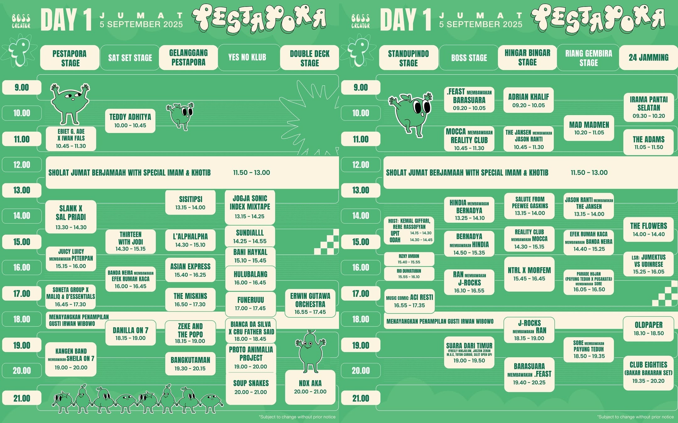 Pestapora 2025 Digelar Mulai Jam 8 Pagi, Yuk Cek Lagi Line Up dan Rundownnya!