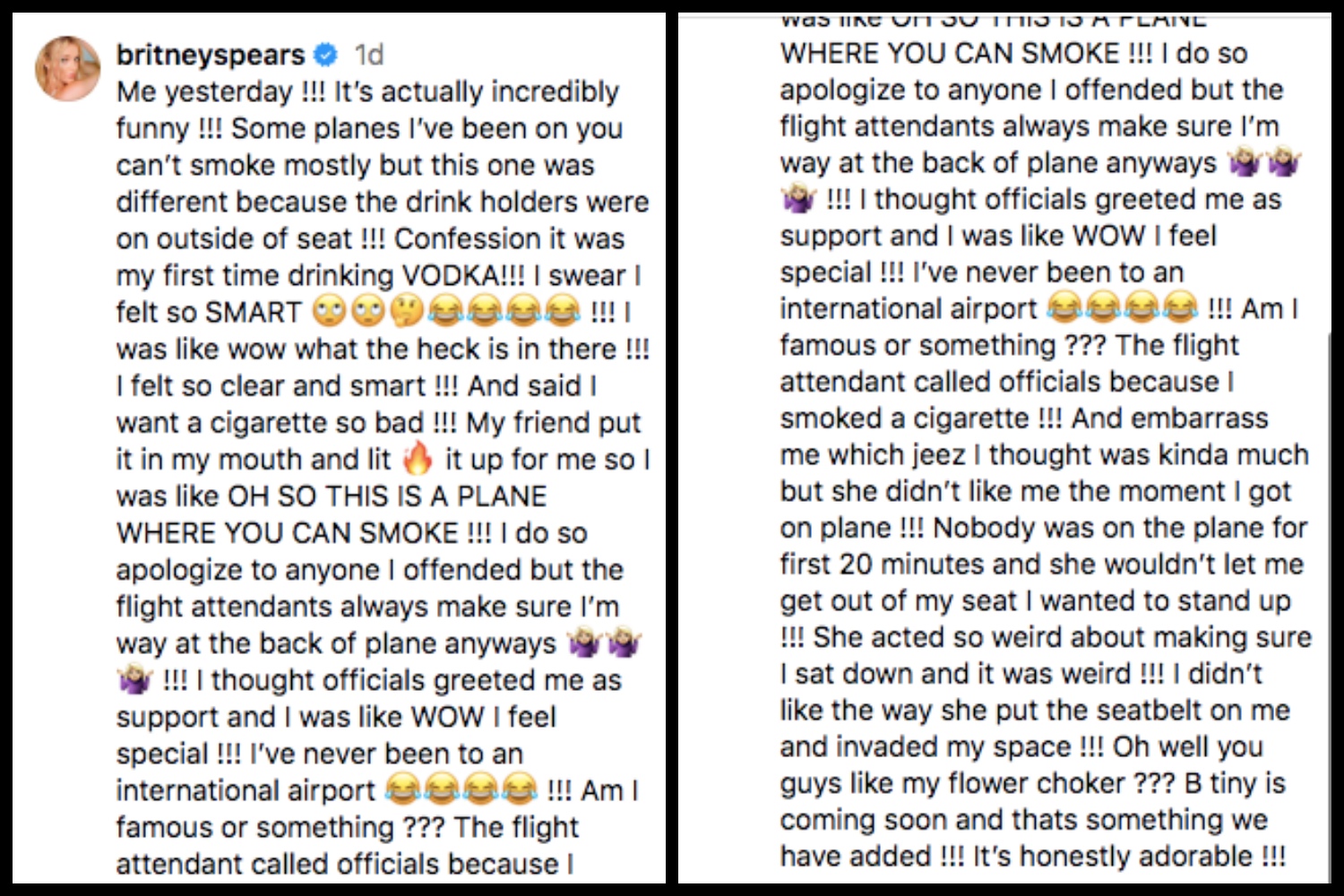 Britney Spears Klarifikasi Terkait Insiden Merokok di Pesawat