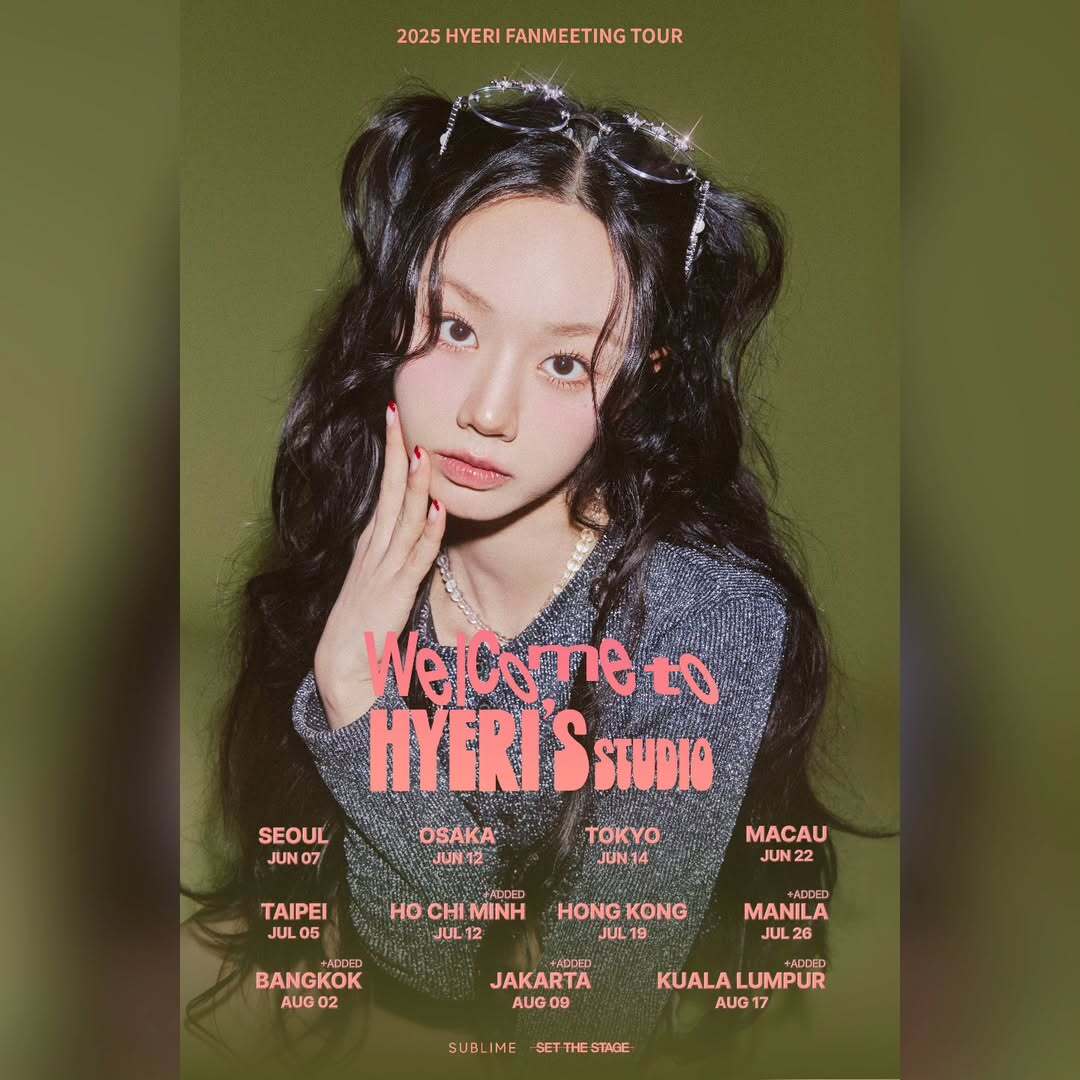 Hyeri Tambahkan Jakarta dalam Jadwal Tur Fanmeeting <i>Welcome to HYERIs STUDIO</i>