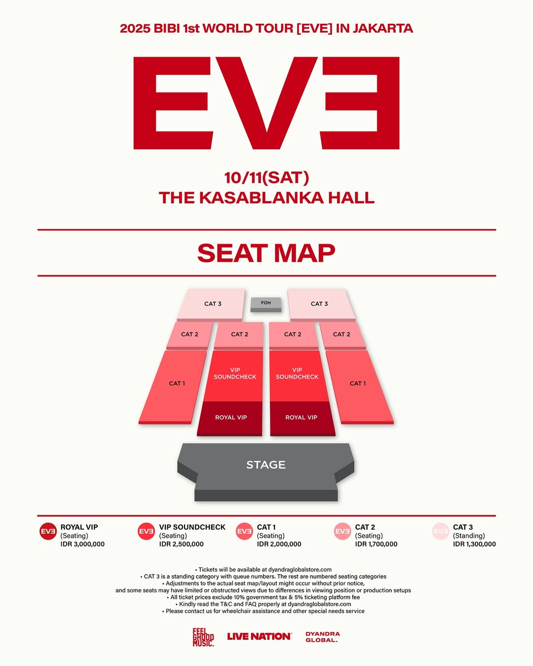 Harga Tiket Konser BIBI di Jakarta, Cek Jadwal Penjualannya!