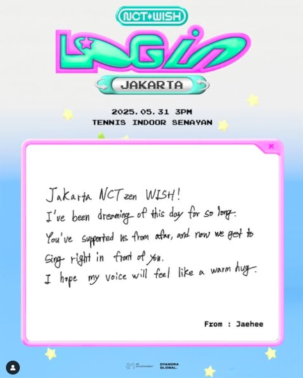Jelang Konser di Jakarta, Sion hingga Ryo NCT WISH Tulis Pesan untuk Penggemar