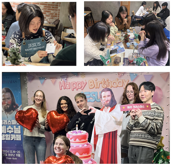Perayaan Natal di Korea ala Kafe Idol K-Pop, Bisa Foto Bareng Standee Yesus