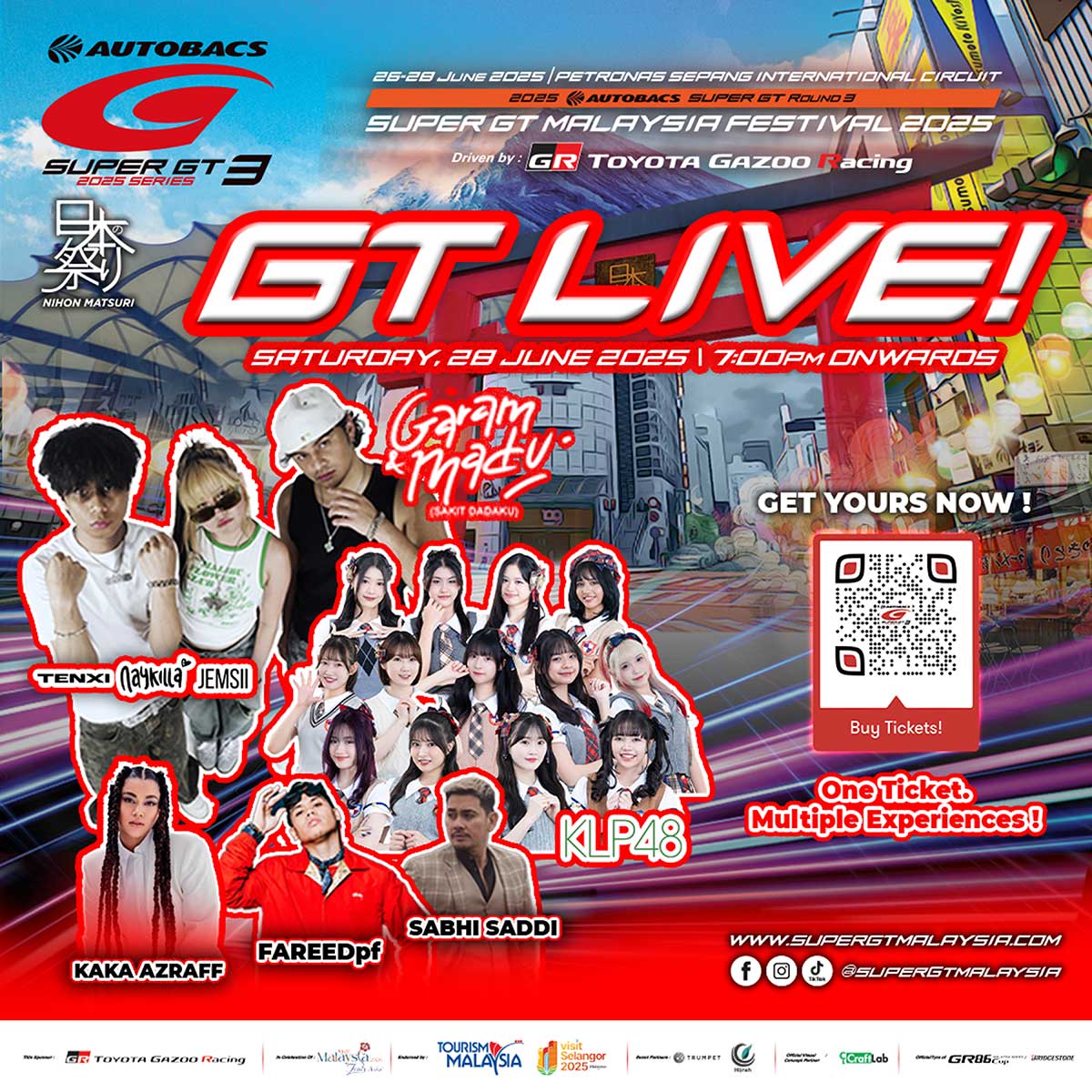 Super GT Malaysia Festival Tampilkan Penyanyi Garam dan Madu sebagai <i>Headliner</i>