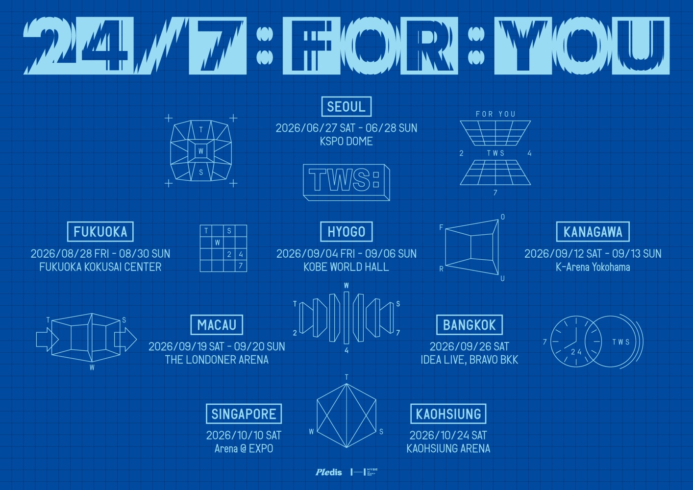 TWS Gelar Tur Asia <i>24/7:FOR:YOU</i>, Ini Daftar Kota dan Tanggalnya