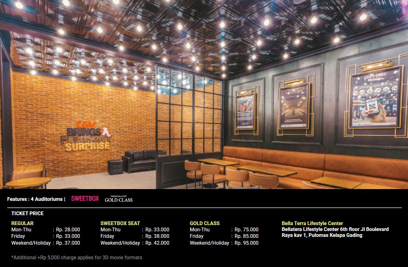 10 Bioskop Murah di Jakarta, Harga Tiket Mulai Rp20 Ribu!