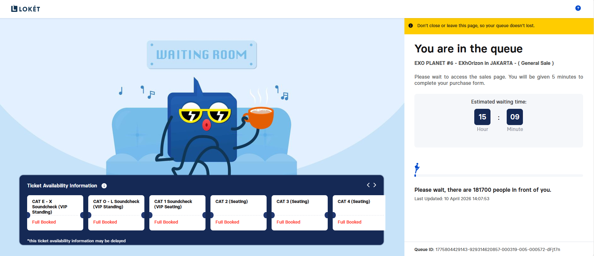 Tiket Konser EXO Jakarta 2026 Habis Terpesan dalam 5 Menit, Antrean Tembus 180 Ribu Orang