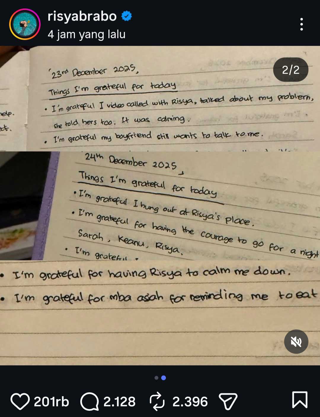 Terungkap! Curahan Terakhir Lula Lahfah di Buku Harian Sebut Nama Ini