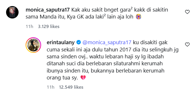 erin taulany ungkap perselingkuhan andre