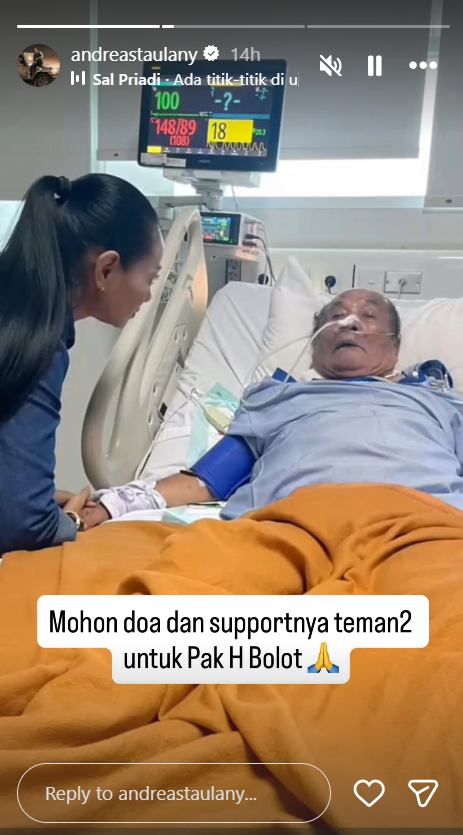 Komedian Senior Haji Bolot Dilarikan ke Rumah Sakit, Ini Potret Kondisinya