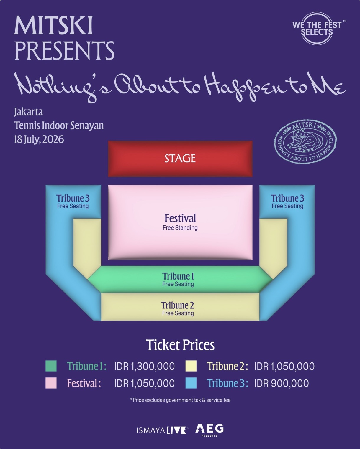 Jadwal dan Harga Tiket Konser Mitski di Jakarta