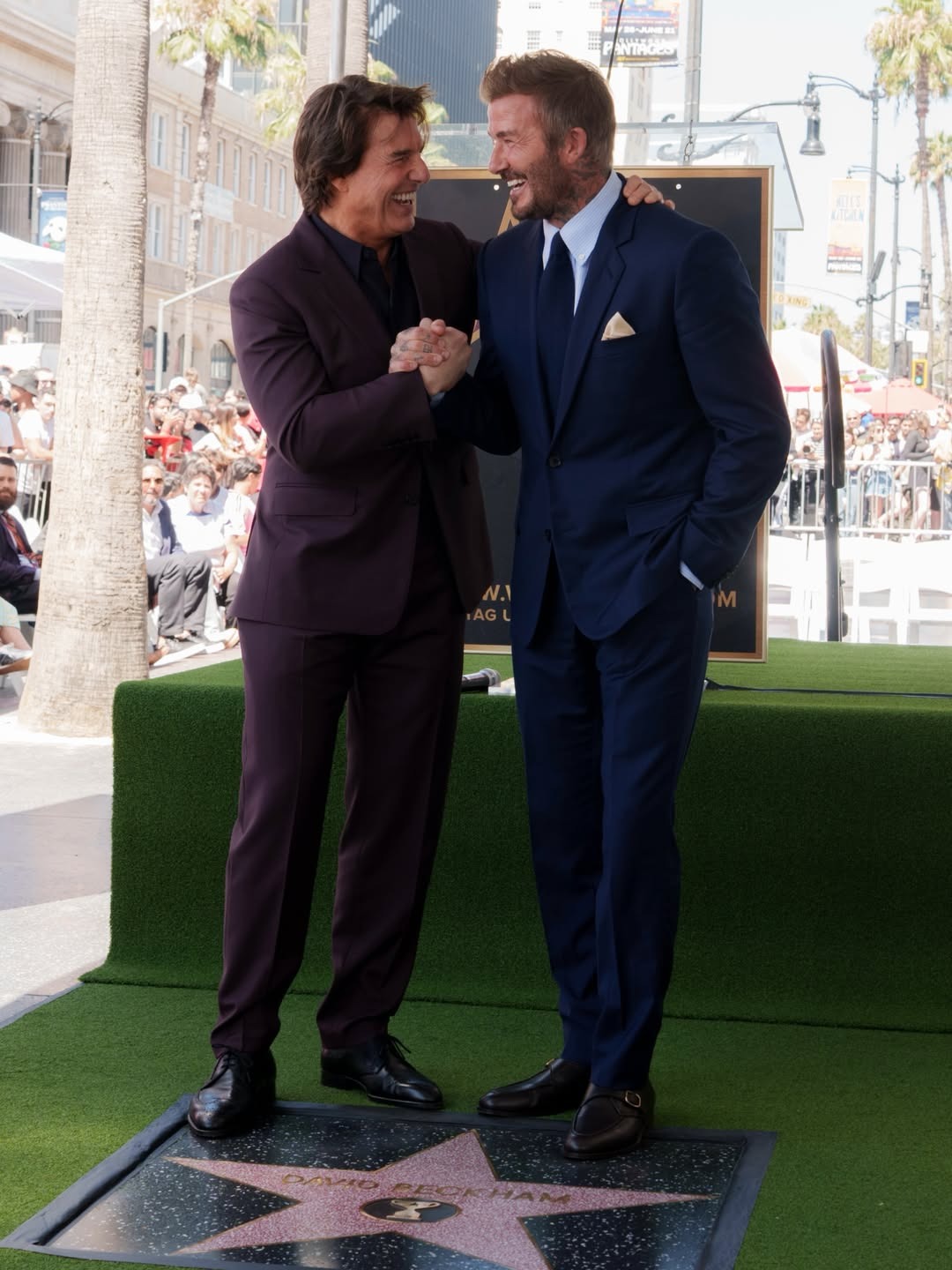 David Beckham Dianugerahi Bintang Walk of Fame Hollywood