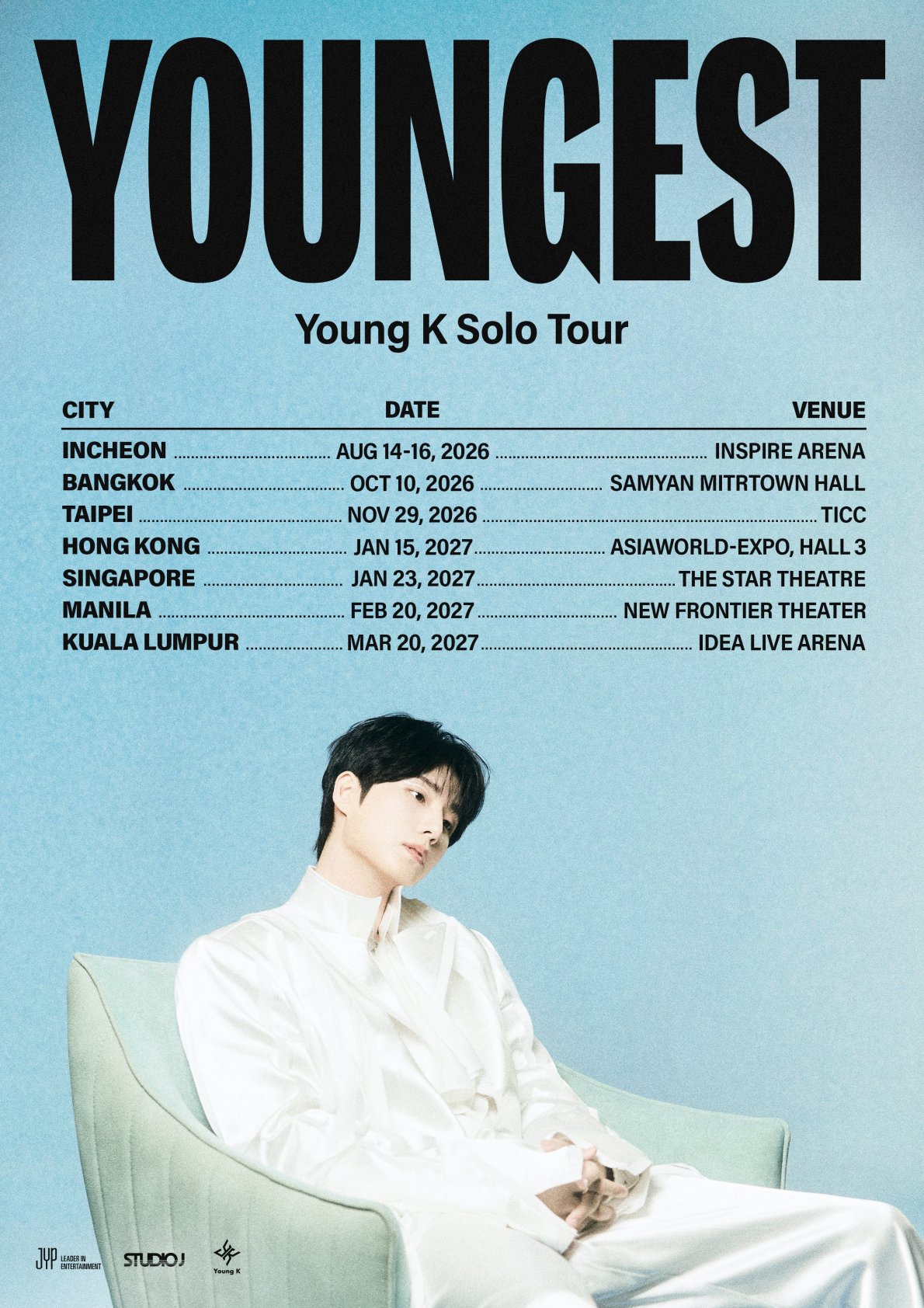 Young K DAY6 Umumkan Tur Solo YOUNGEST, Ini Jadwal Lengkapnya