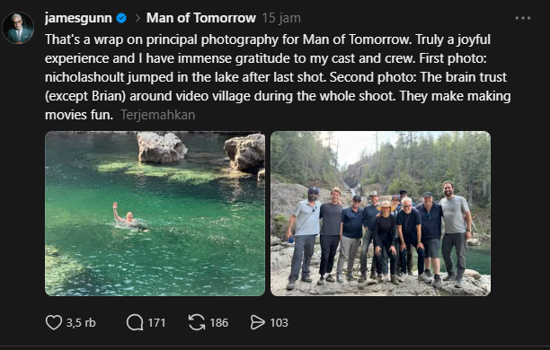Superman: Man of Tomorrow Resmi Selesai Syuting!