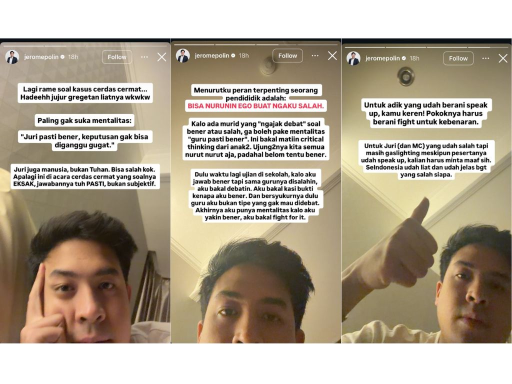 Jerome Polin Semprot Juri Lomba Cerdas Cermat MPR Kalbar: Kalian Harus Minta Maaf!