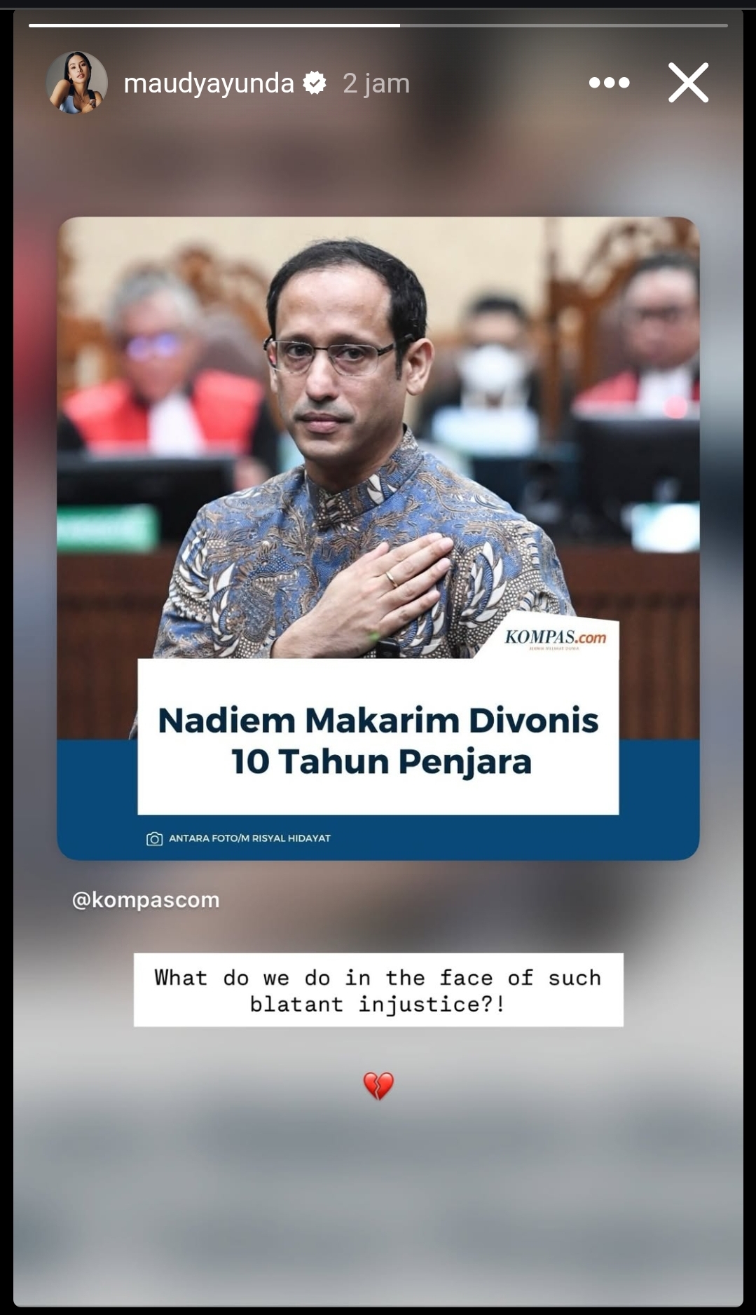 Nadiem Makarim Divonis 10 Tahun Penjara Kasus Chromebook, Ini Reaksi Sederet Artis
