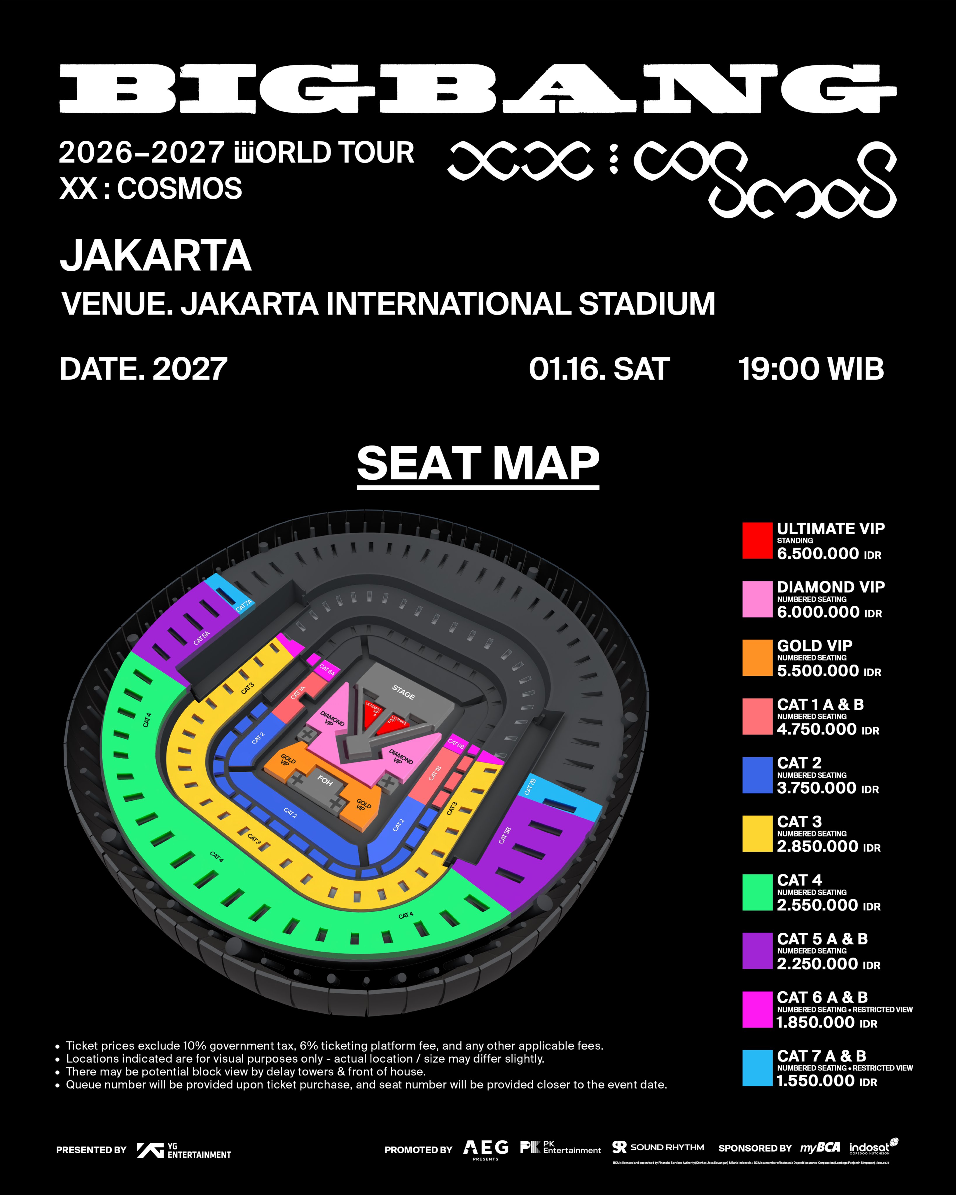 Siap-Siap War! Ini Harga Tiket Konser BIGBANG Jakarta 2027 dan Cara Belinya