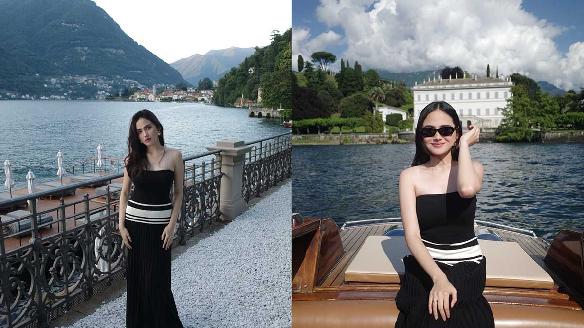 El Rumi Ajak Syifa Hadju Bulan Madu ke Lake Como Italia, Begini Potret Mesranya