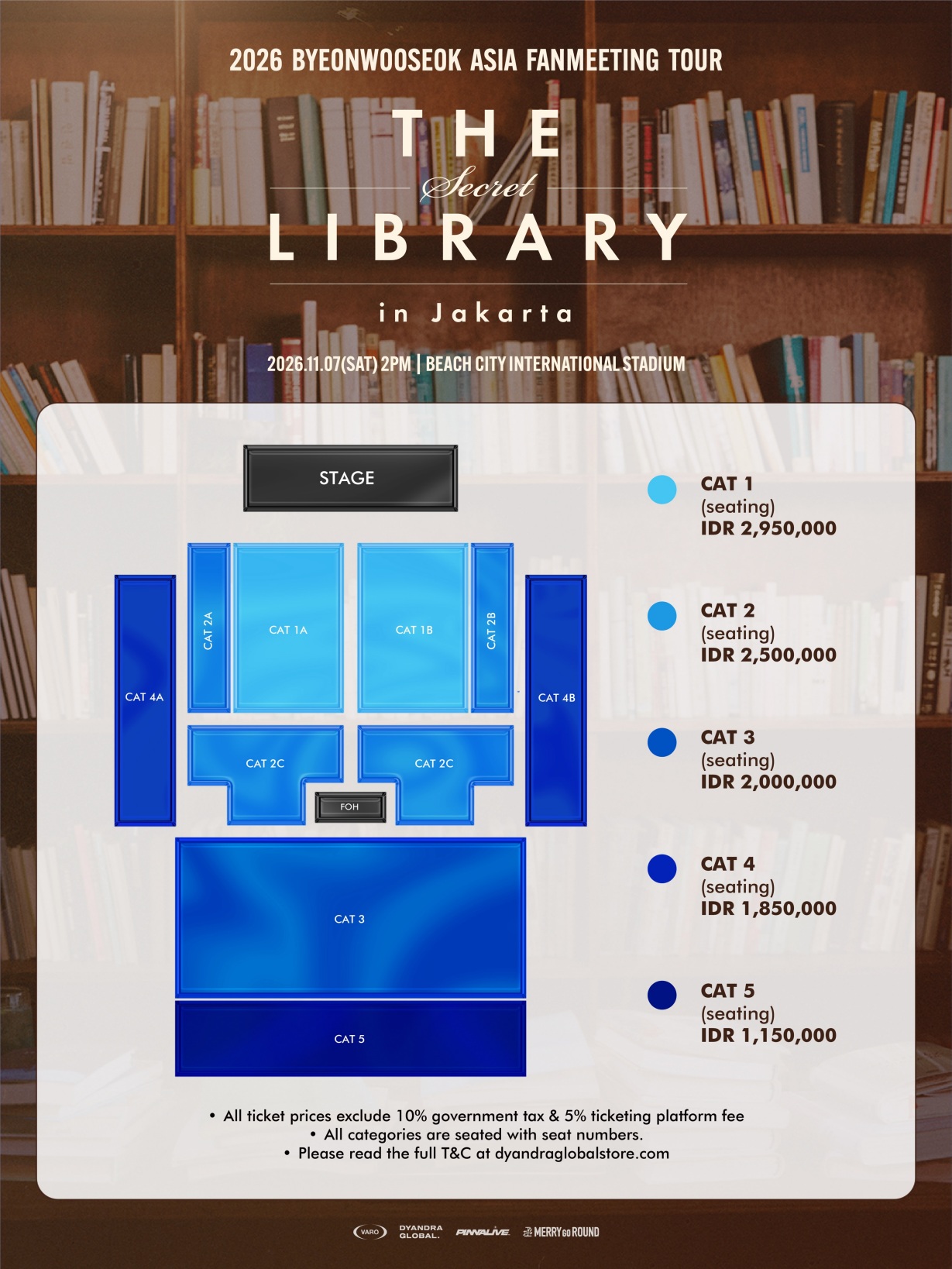 Harga Tiket Fan Meeting Byeon Woo Seok di Jakarta 2026, Mulai Rp1 Jutaan