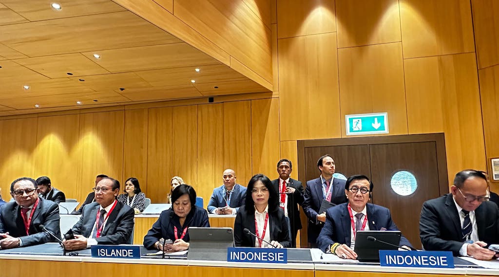 Menkumham Pimpin Delegasi RI dalam Konferensi Diplomatik di WIPO Jenewa