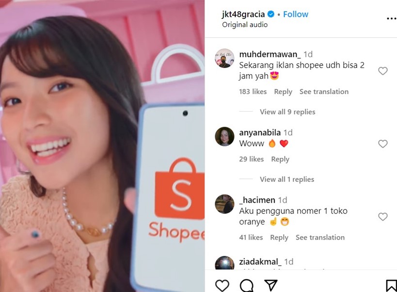 4 Member Cantik JKT48 Jadi Bintang Iklan Shopee 11.11 Big Sale, Ini Profil Mereka