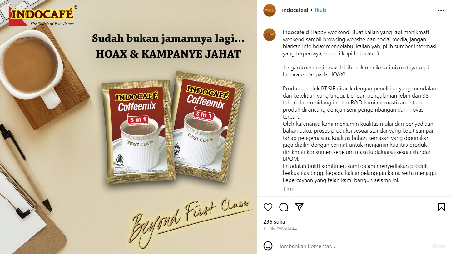 [Cek Fakta] Heboh Kopi Saset Berisi Serbuk Narkoba, Ini Faktanya