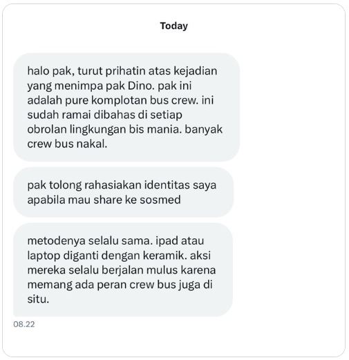 Hati-hati Modus Pencuri di Bus: Barang Berharga Diganti Buku, Tas Dilem