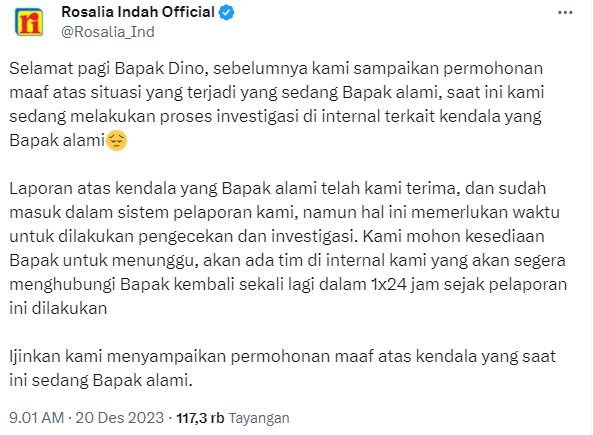 Rosalia Indah Minta Maaf Ipad Penumpang Jadi Buku