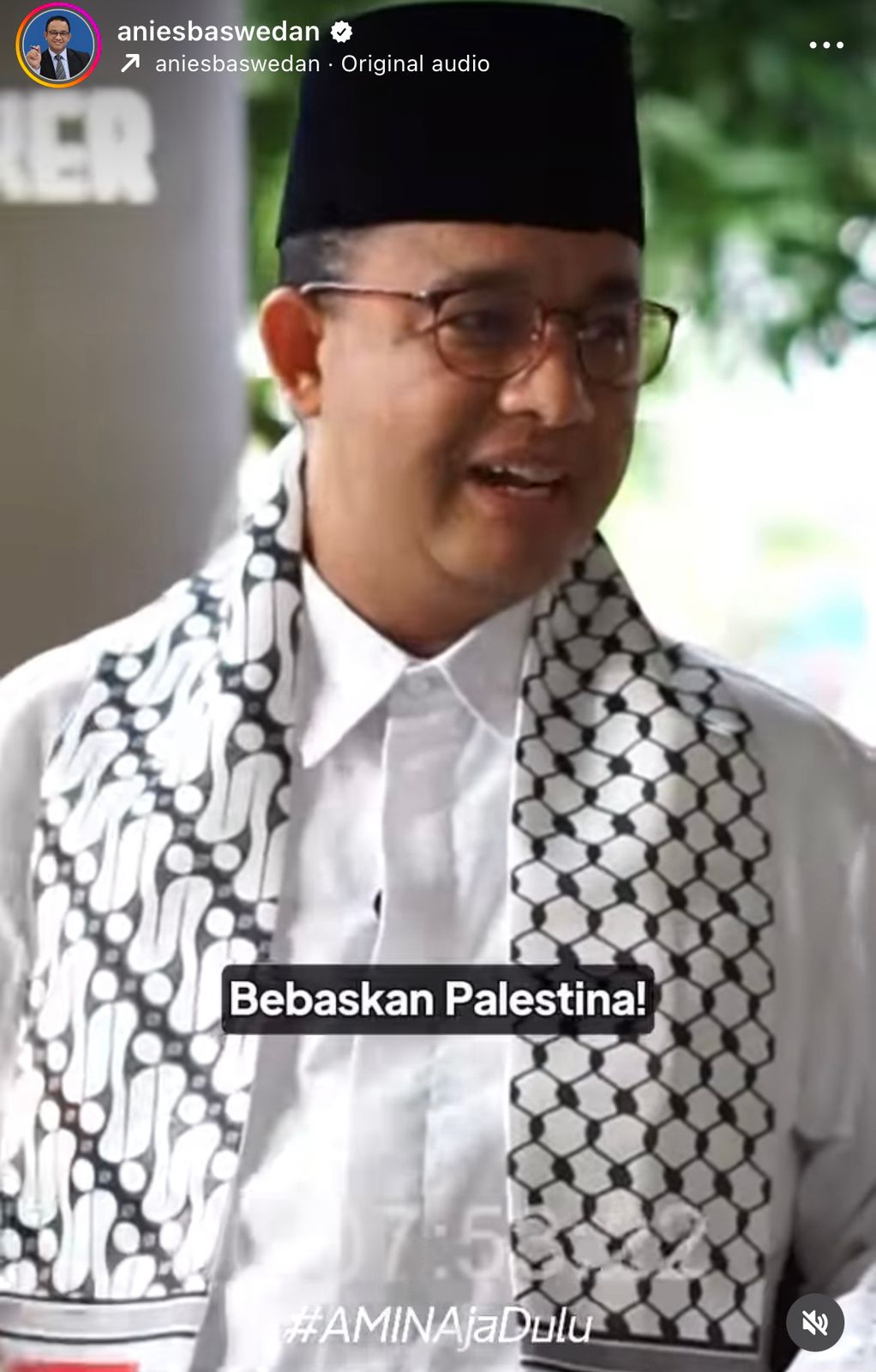 Anies Baswedan Ajak Masyarakat Hadiri Aksi Bela Palestina di Monas Besok