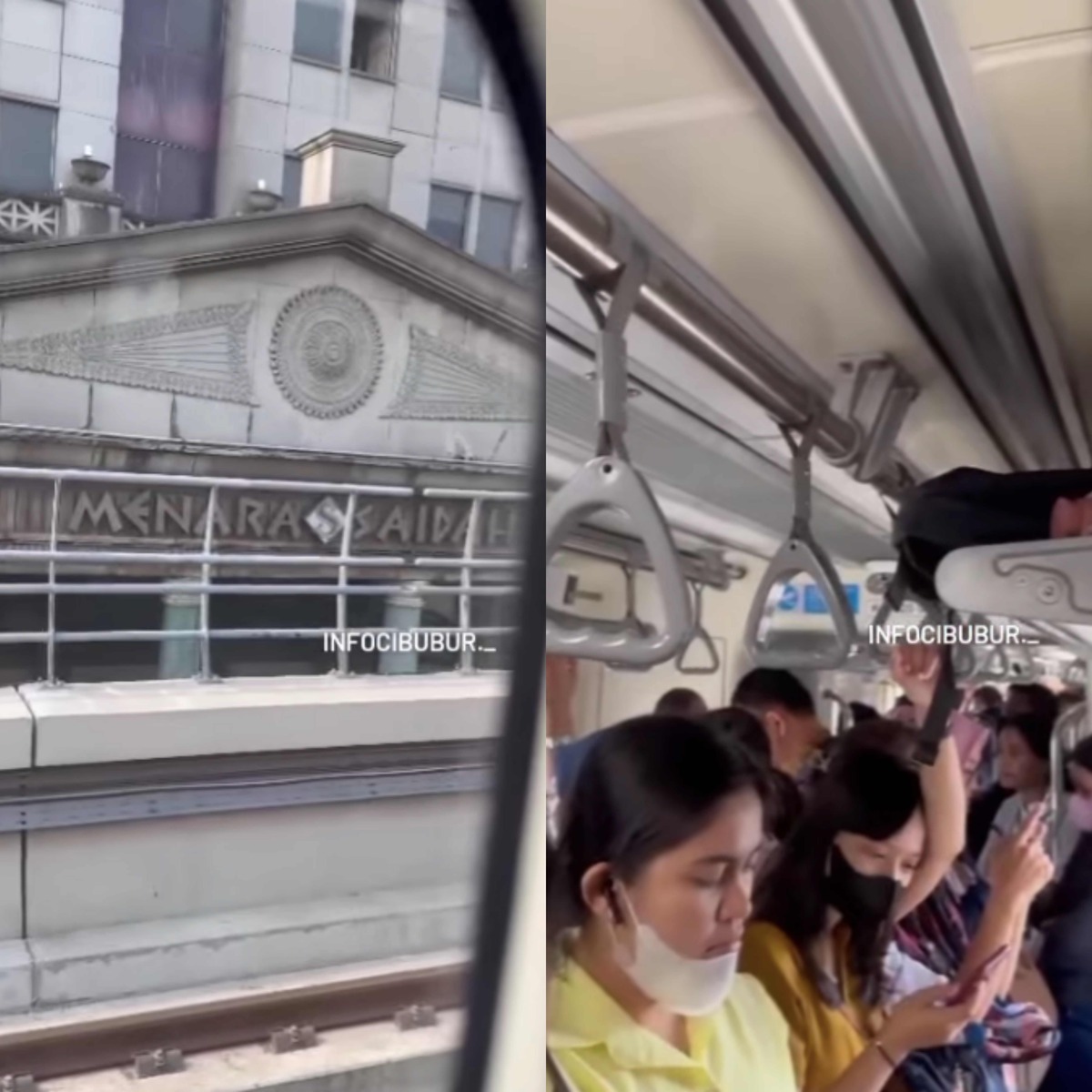 Viral LRT Jabodebek Mogok di Depan Menara Saidah, Netizen: Wisata Halloween Hihi