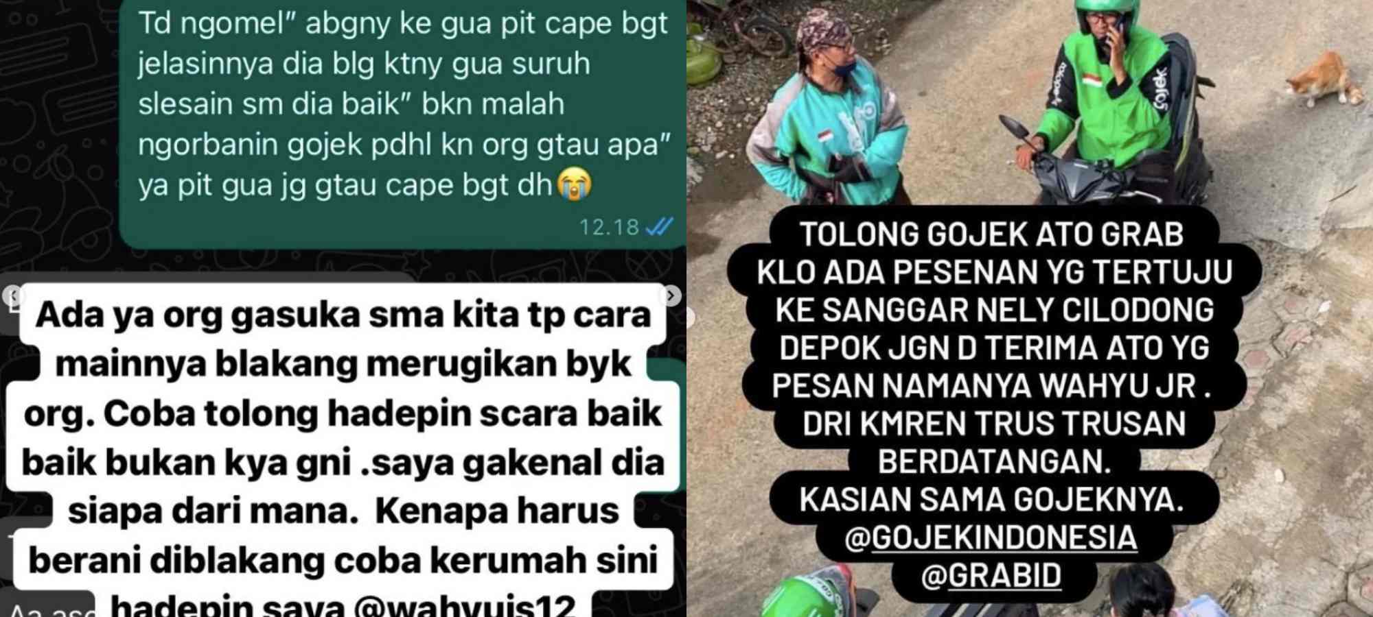 Viral Wanita Diteror Order Fiktif Ojol, Diduga Karena Tolak Cinta Pelaku