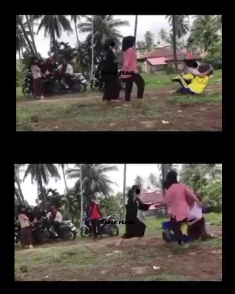 Viral Aksi Pengeroyokan Siswi SMP di Pesisir Selatan, Dipukul dan Ditendang hingga Tersungkur