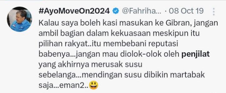 Netizen Buat Fahri Hamzah Berantem dengan Dirinya Sendiri