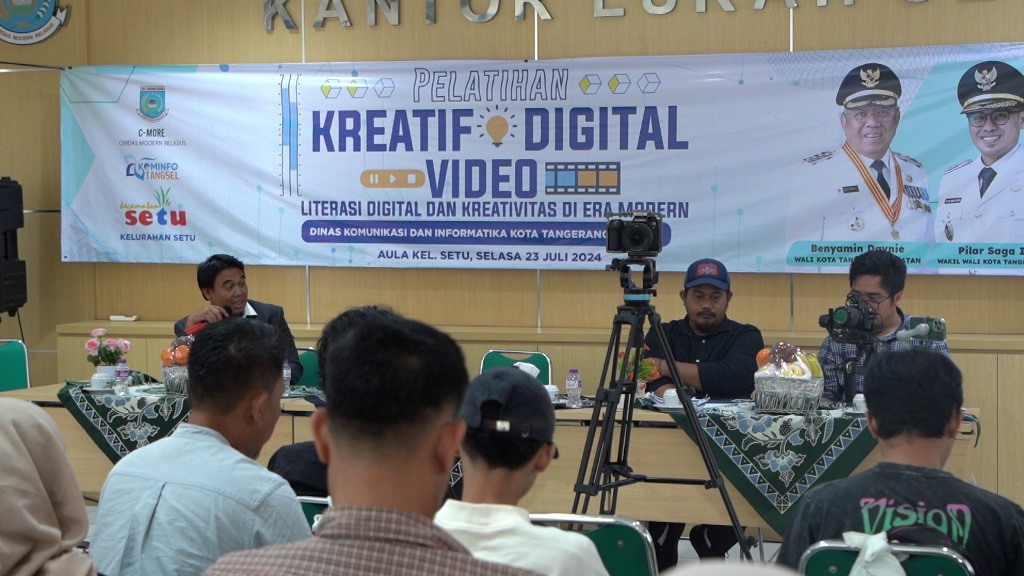 Gelar Pelatihan Video Kreatif, Benyamin: Wujudkan SDM Tangsel yang Unggul di Era Digital