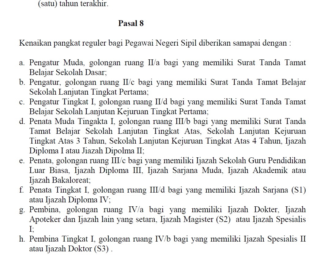 Mengenal Kelas Jabatan PNS? Pengertian, Fungsi, Jenis dan Struktur