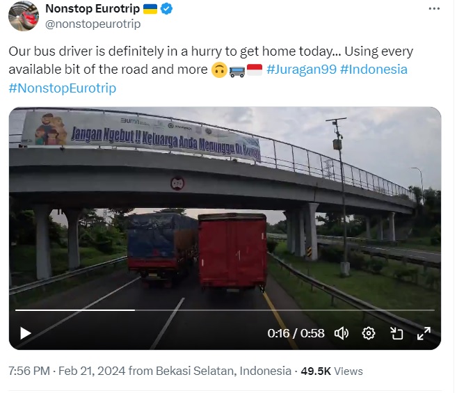 Video Konten Kreator Luar Negeri Jajal Bus Indonesia Dibanjiri Komentar Kocak Netizen
