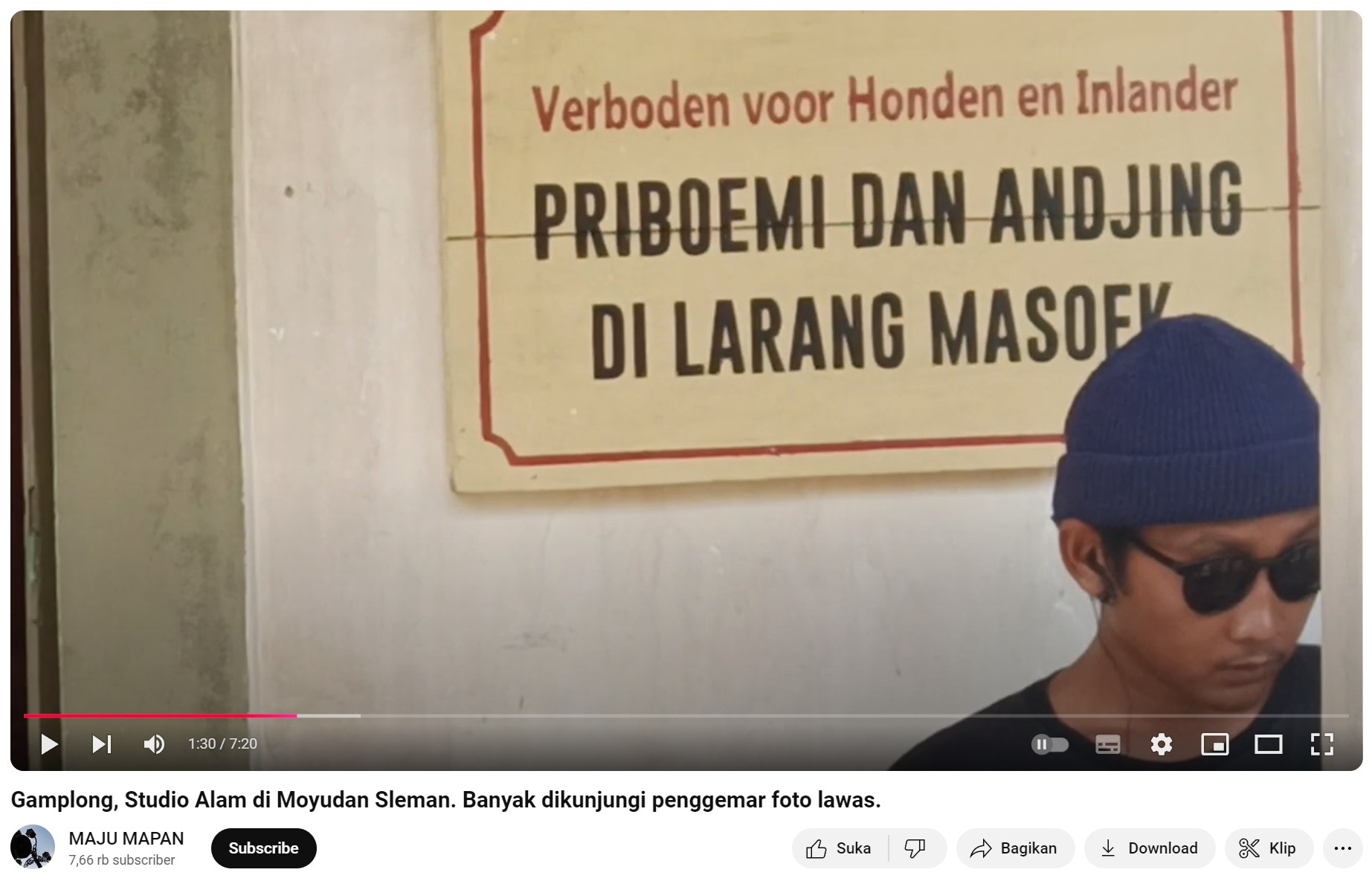 Disebut Prabowo, Apa Papan Honden en Inlander Verboden Pernah Ada?